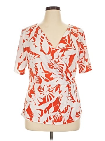 Ann Taylor Factory Short Sleeve Blouse (view 1)