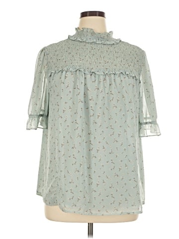 Pleione Short Sleeve Blouse (view 1)