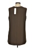 Soft Surroundings 100% Polyester Brown Sleeveless Blouse Size S - photo 2