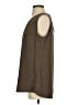 Soft Surroundings 100% Polyester Brown Sleeveless Blouse Size S - photo 5