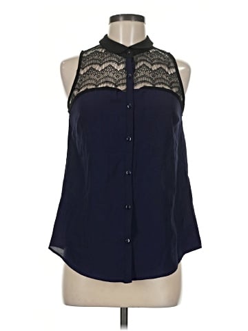 Aqua Sleeveless Blouse (view 1)