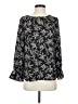 Talbots 100% Polyester Black Long Sleeve Blouse Size S (petite) - photo 1