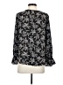 Talbots 100% Polyester Black Long Sleeve Blouse Size S (petite) - photo 2