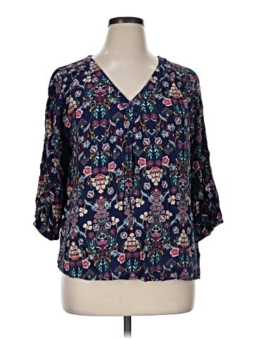 St. John's Bay 3/4 Sleeve Blouse (view 1)