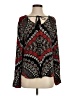 Ella Moss 100% Rayon Black Long Sleeve Blouse Size S - photo 1