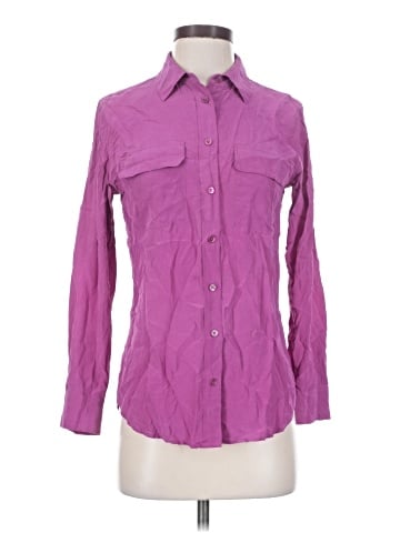 Equipment Long Sleeve Button-Down Shirt (view 1)