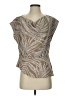 Ann Taylor LOFT 100% Polyester Brown Sleeveless Blouse Size S - photo 1