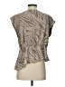 Ann Taylor LOFT 100% Polyester Brown Sleeveless Blouse Size S - photo 2