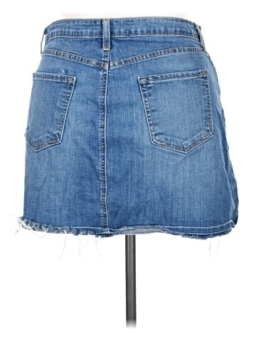 Just Black Denim Skirt (view 2)