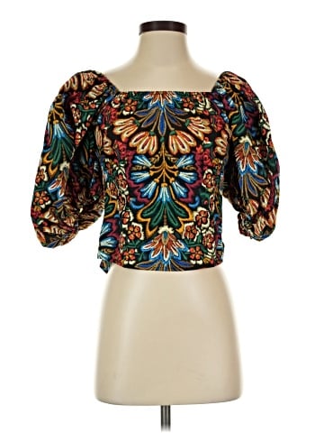 Olivaceous 3/4 Sleeve Blouse (view 1)