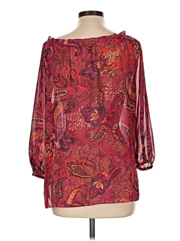 Chaps 3/4 Sleeve Blouse (view 2)