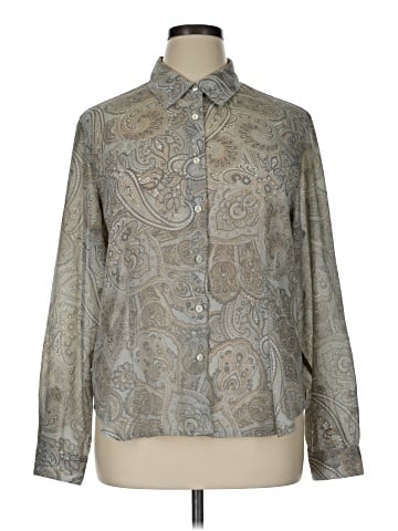 Van Heusen Long Sleeve Blouse (view 1)