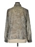 Van Heusen Paisley Silver Long Sleeve Blouse Size XL - photo 2