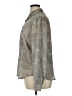 Van Heusen Paisley Silver Long Sleeve Blouse Size XL - photo 5