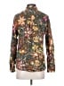 Talbots Floral Green Long Sleeve Blouse Size S - photo 2