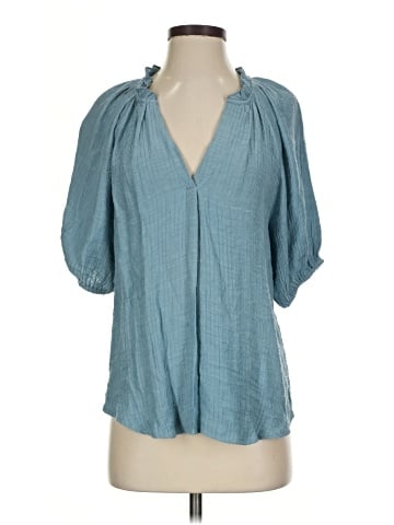 Blu Pepper Short Sleeve Blouse (view 1)