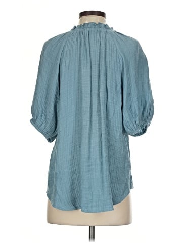 Blu Pepper Short Sleeve Blouse (view 2)