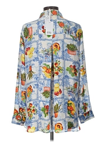 Rose + Olive Long Sleeve Blouse (view 2)