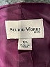 Studio Works 100% Polyester Purple Jacket Size 12 Petite - photo 6