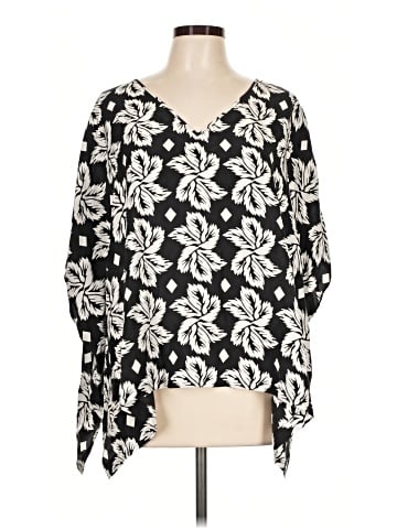 Diane von Furstenberg 3/4 Sleeve Silk Top (view 1)