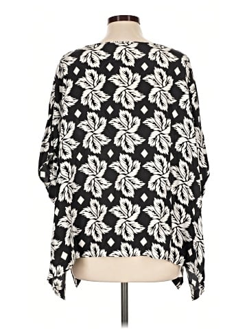 Diane von Furstenberg 3/4 Sleeve Silk Top (view 2)