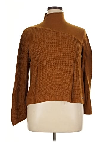Peace Love World Turtleneck Sweater (view 1)