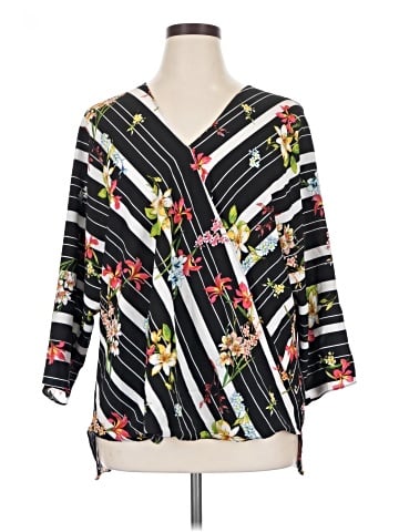 Travel Elements 3/4 Sleeve Blouse (view 1)