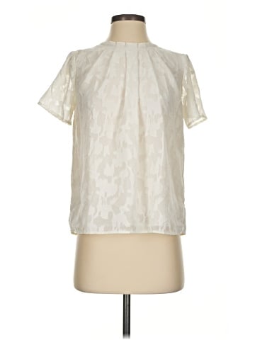 Ann Taylor Factory Short Sleeve Blouse (view 1)