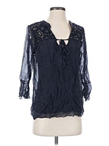 Nicole 3/4 Sleeve Silk Top (view 1)