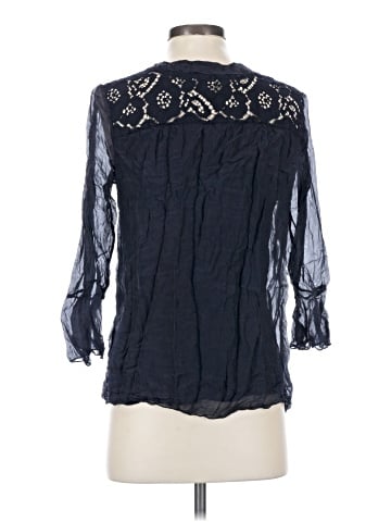 Nicole 3/4 Sleeve Silk Top (view 2)
