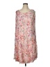 Perceptions Floral Pink Casual Dress Size 1X - photo 1