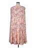 Perceptions Floral Pink Casual Dress Size 1X - photo 2
