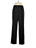Larry Levine 100% Polyester Plaid Black Dress Pants Size 8 - photo 1