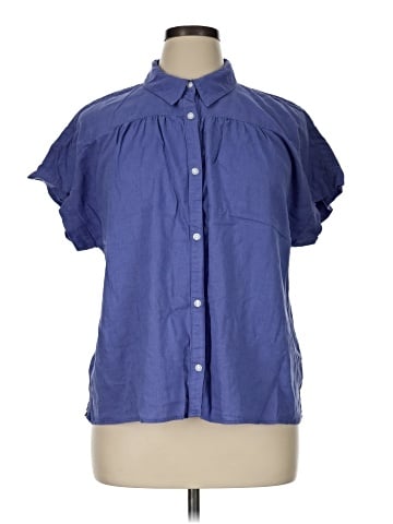 Caslon Short Sleeve Blouse (view 1)