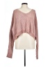 Double Zero 100% Polyester Pink Pullover Sweater Size L - photo 1