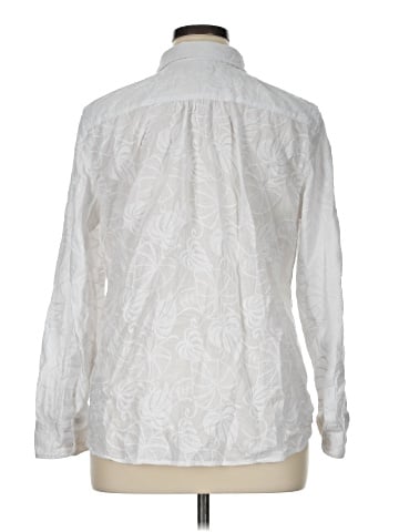 Talbots Long Sleeve Button-Down Shirt (view 2)