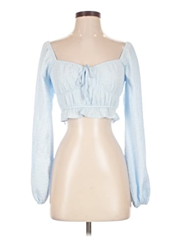 Lulus Long Sleeve Blouse (view 1)