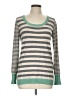 Olive and Oak Stripes Green Pullover Sweater Size L - photo 1