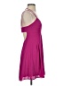 Express 100% Polyester Solid Pink Cocktail Dress Size 4 - photo 4