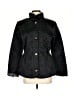 Anne Klein 100% Polyester Argyle Black Jacket Size S - photo 1