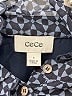 CeCe 100% Polyester Polka Dots Blue Short Sleeve Blouse Size S - photo 7