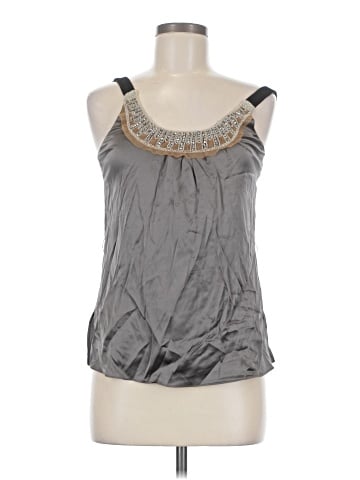 Miguelina Sleeveless Silk Top (view 1)