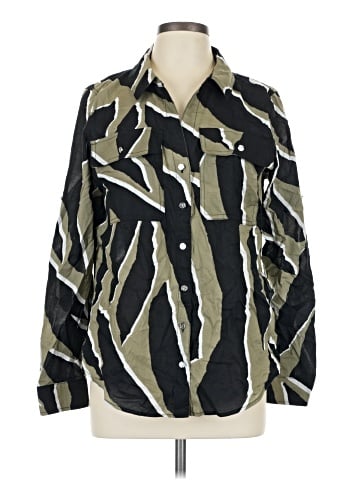 DKNY Long Sleeve Blouse (view 1)