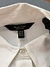 Massimo Dutti Ivory Long Sleeve Blouse Size XS - photo 7