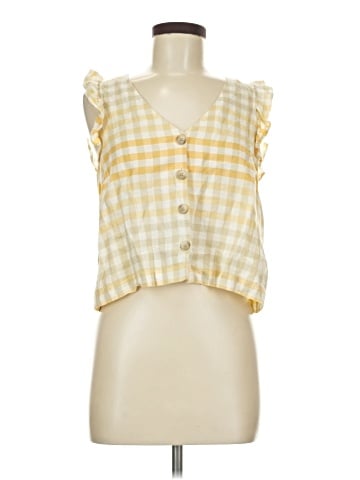 Madewell Sleeveless Button-Down Shirt (view 1)