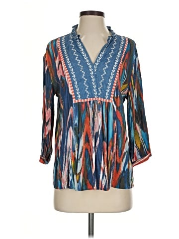 Tru Luxe Jeans 3/4 Sleeve Blouse (view 1)