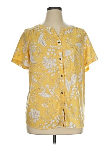 Cj Banks Short Sleeve Blouse (view 1)