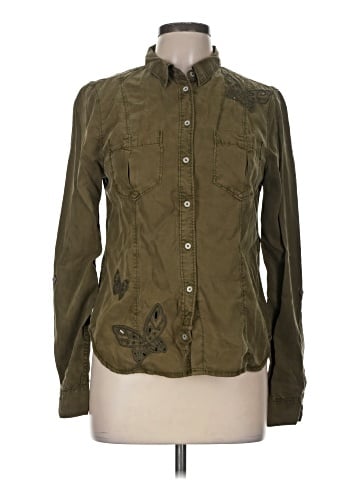 Holding Horses Long Sleeve Button-Down Shirt (view 1)