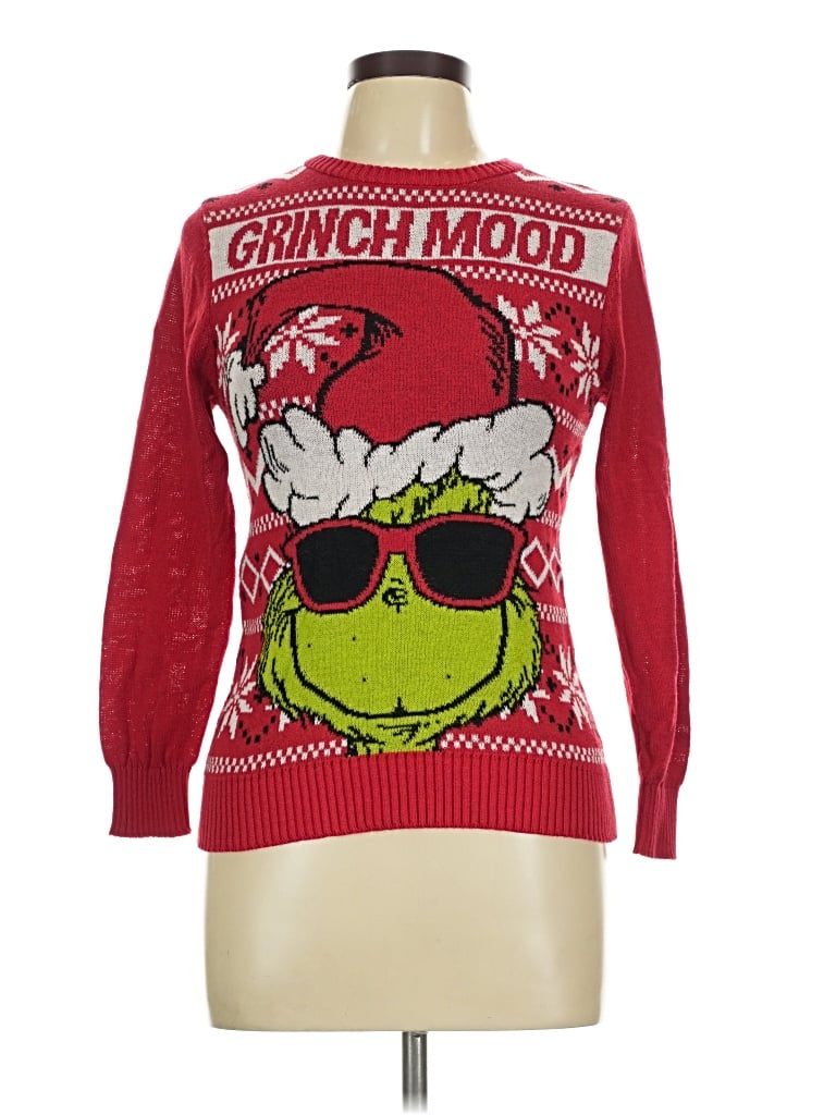 Pre-owned Dr. Seuss Pullover Sweater In Red