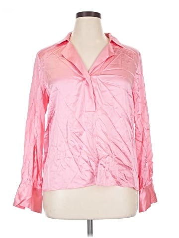 Antonio Melani Long Sleeve Silk Top (view 1)